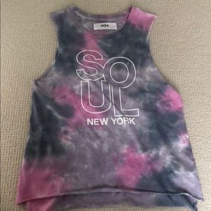 Soul New York Tie Dye Tank